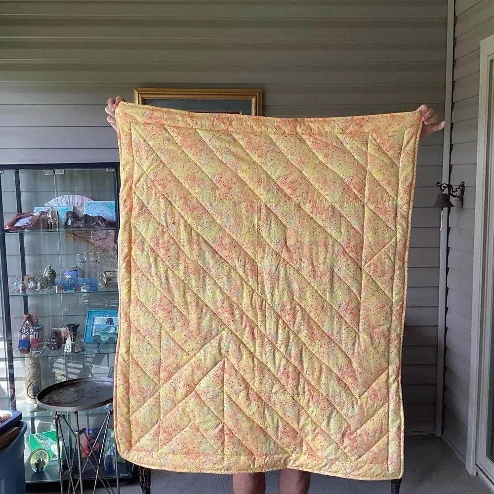 NWT. Kaffee Fassett Gorgeous Bright Florals Lap Quilt
